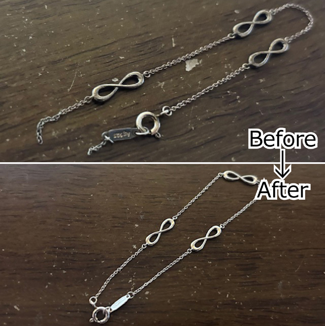 ティファニーのブレスレットの修理