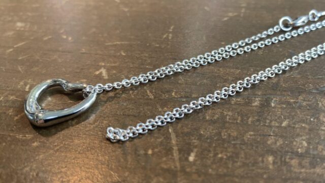 ティファニーのネックレスのチェーン切れ修理後