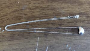 ティファニーのネックレスのチェーン切れ修理後