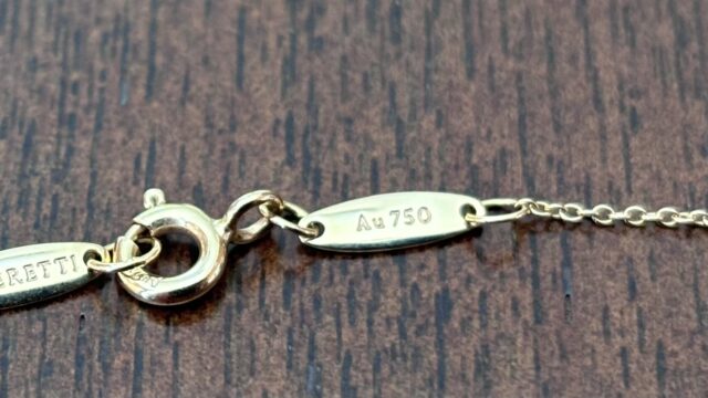 ティファニーのK18チェーン修理