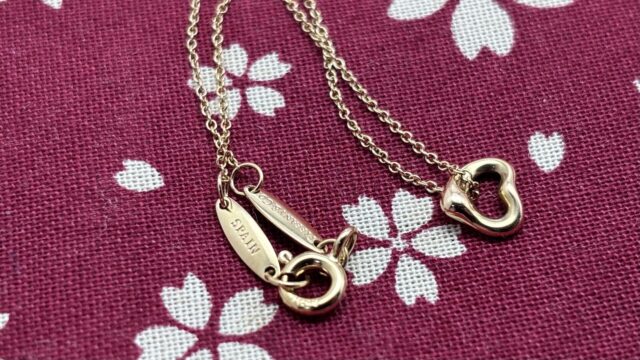 ティファニーのK18チェーン修理