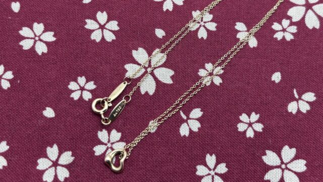 ティファニーのK18チェーン修理