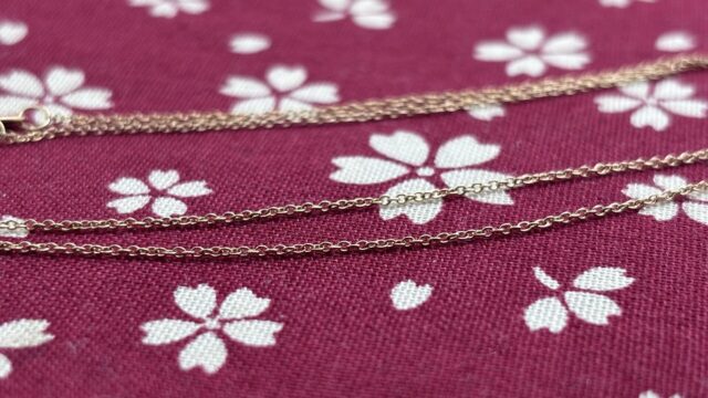 ティファニーのK18チェーン修理