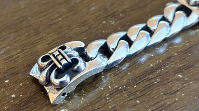クロムハーツの喜平ブレスレットのコマ詰め