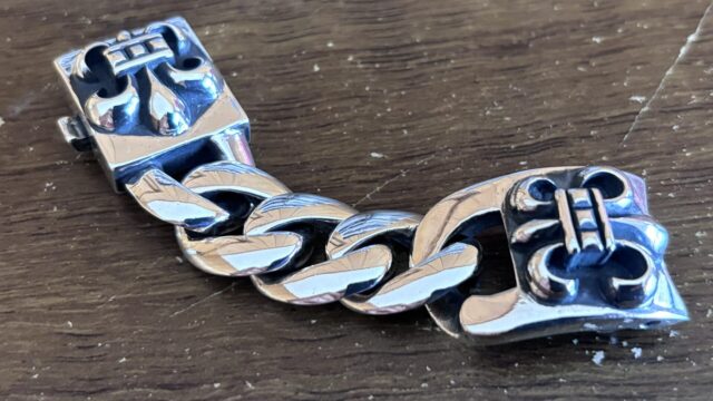 クロムハーツの喜平ブレスレットのコマ詰め