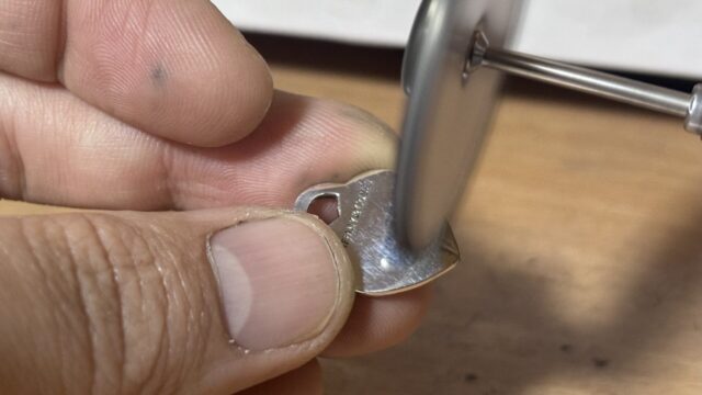 ティファニーの刻印消し修理