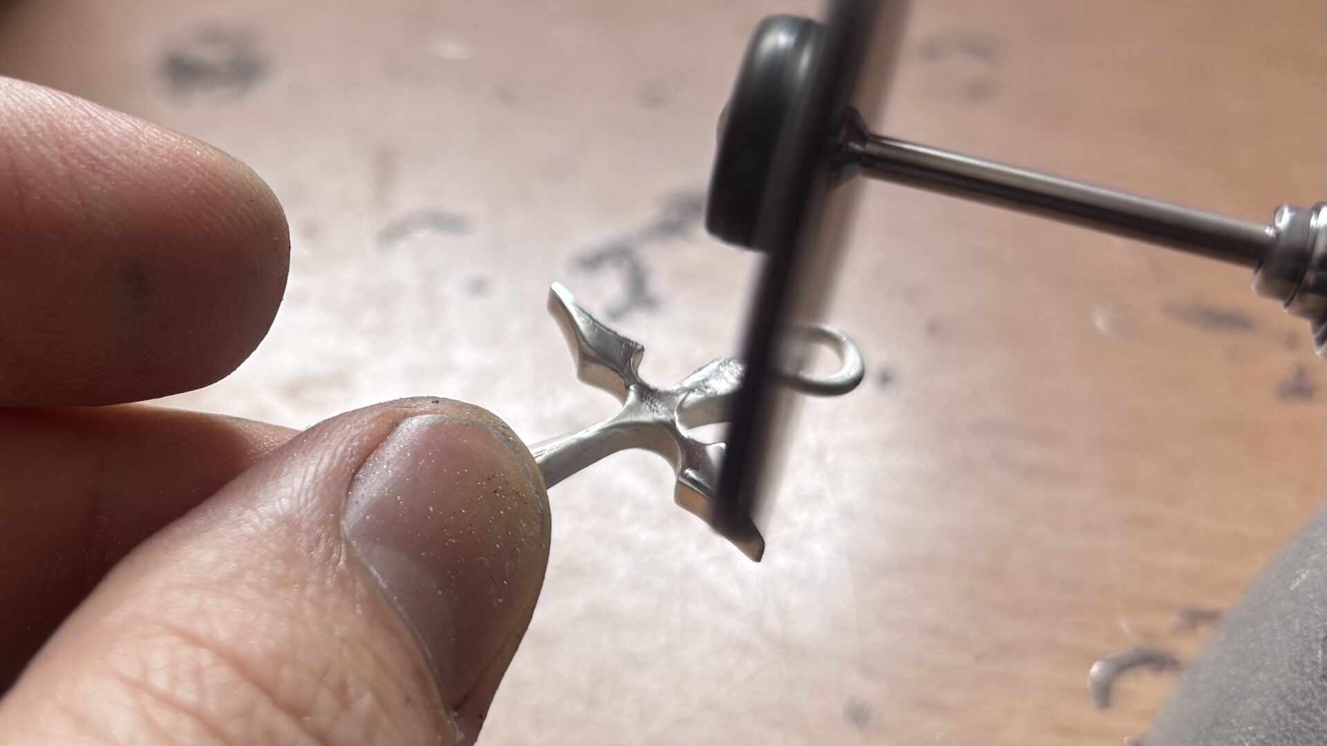 十字架ペンダントの製作